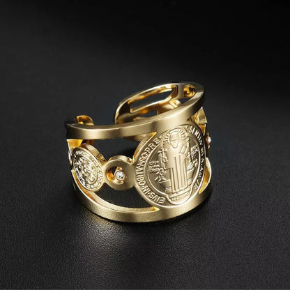 ANILLO DE SAN BENITO + CAJA DE REGALO