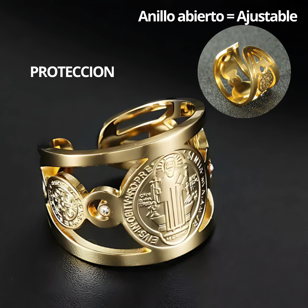 ANILLO DE SAN BENITO + CAJA DE REGALO