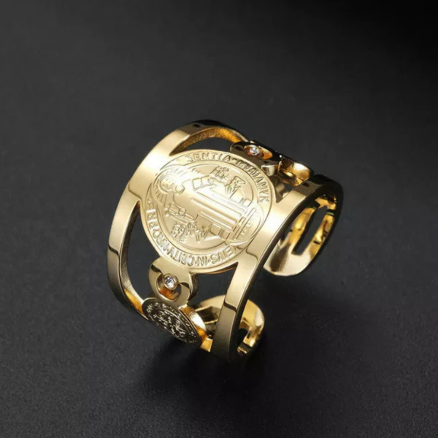 ANILLO DE SAN BENITO + CAJA DE REGALO