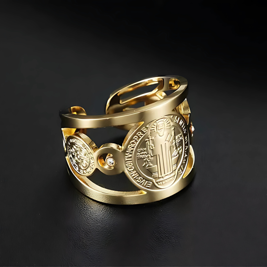 ANILLO DE SAN BENITO + CAJA DE REGALO