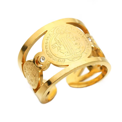 ANILLO DE SAN BENITO + CAJA DE REGALO