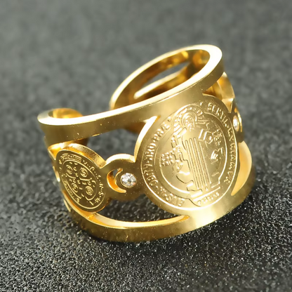 ANILLO DE SAN BENITO + CAJA DE REGALO