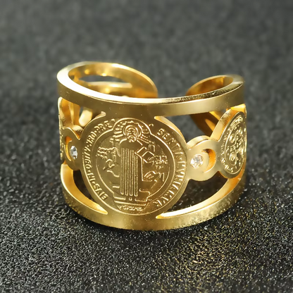 ANILLO DE SAN BENITO + CAJA DE REGALO