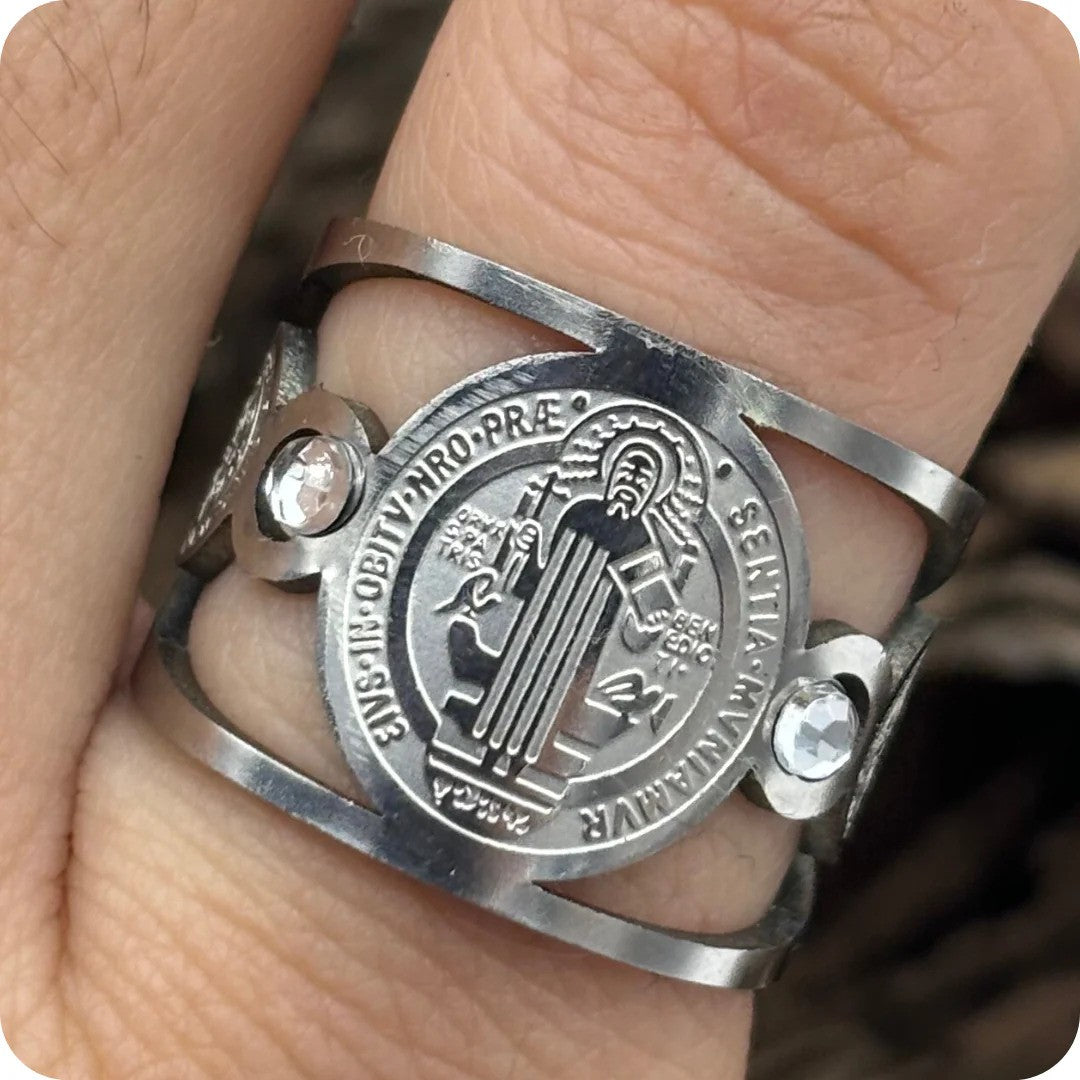 ANILLO DE SAN BENITO + CAJA DE REGALO