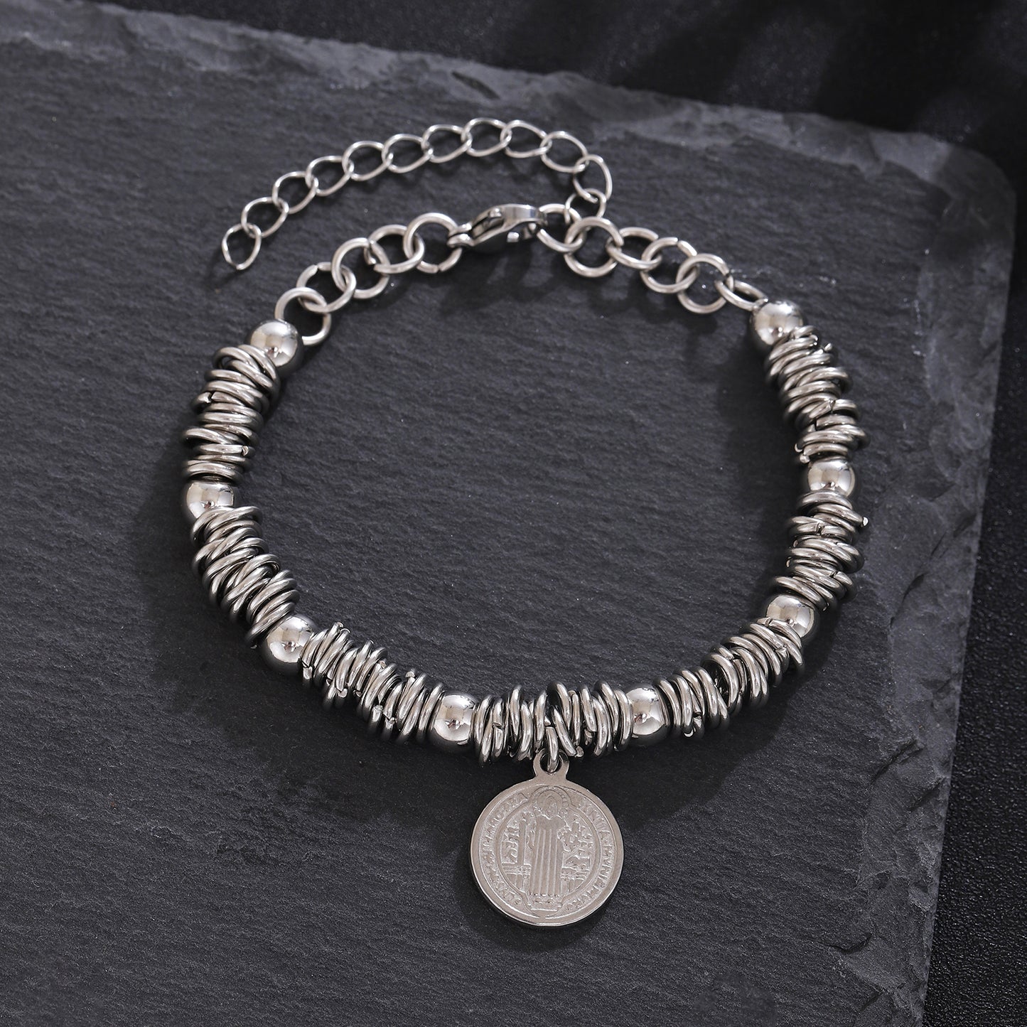Set San Benito Anillo & Pulsera + Caja Regalo