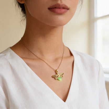 Collar De Luciérnaga Con Iluminación + Caja Regalo